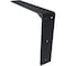 Ekena Millwork Countertop Support Steel Heavy Duty Bracket w/ Gusset, Powder Coated Black 2 1/2"W x 14"D x 10"H BKTM02X14X10CGPBL - alternate 6